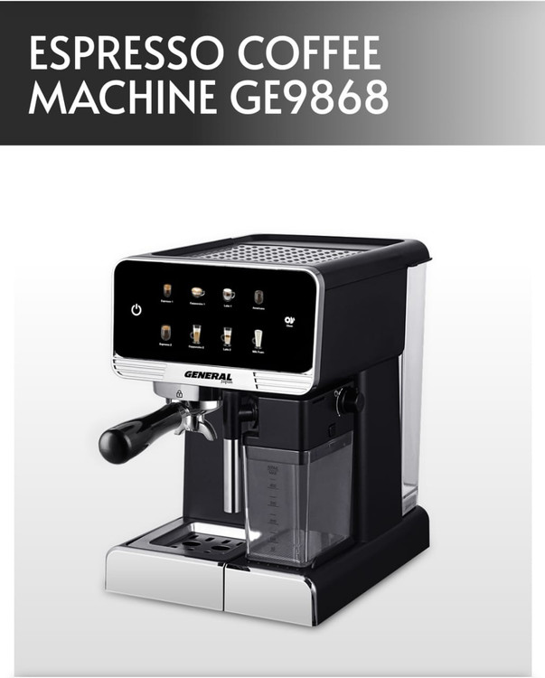 اسپرسو ساز جنرال مدل GE9869 ESPRESSO COFFEE MACHINE GENERAL GE-9868