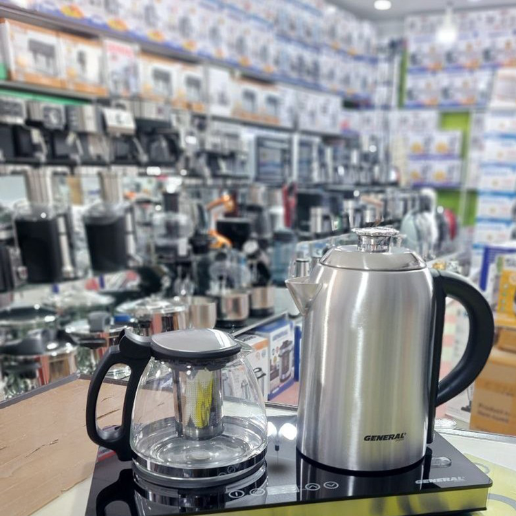 چای ساز جنرال مدل GE-9852 کنار هم